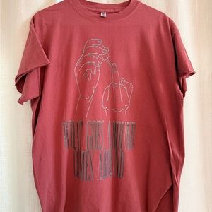 Pebby Forevee Graphic Side Slit Tee Shirt